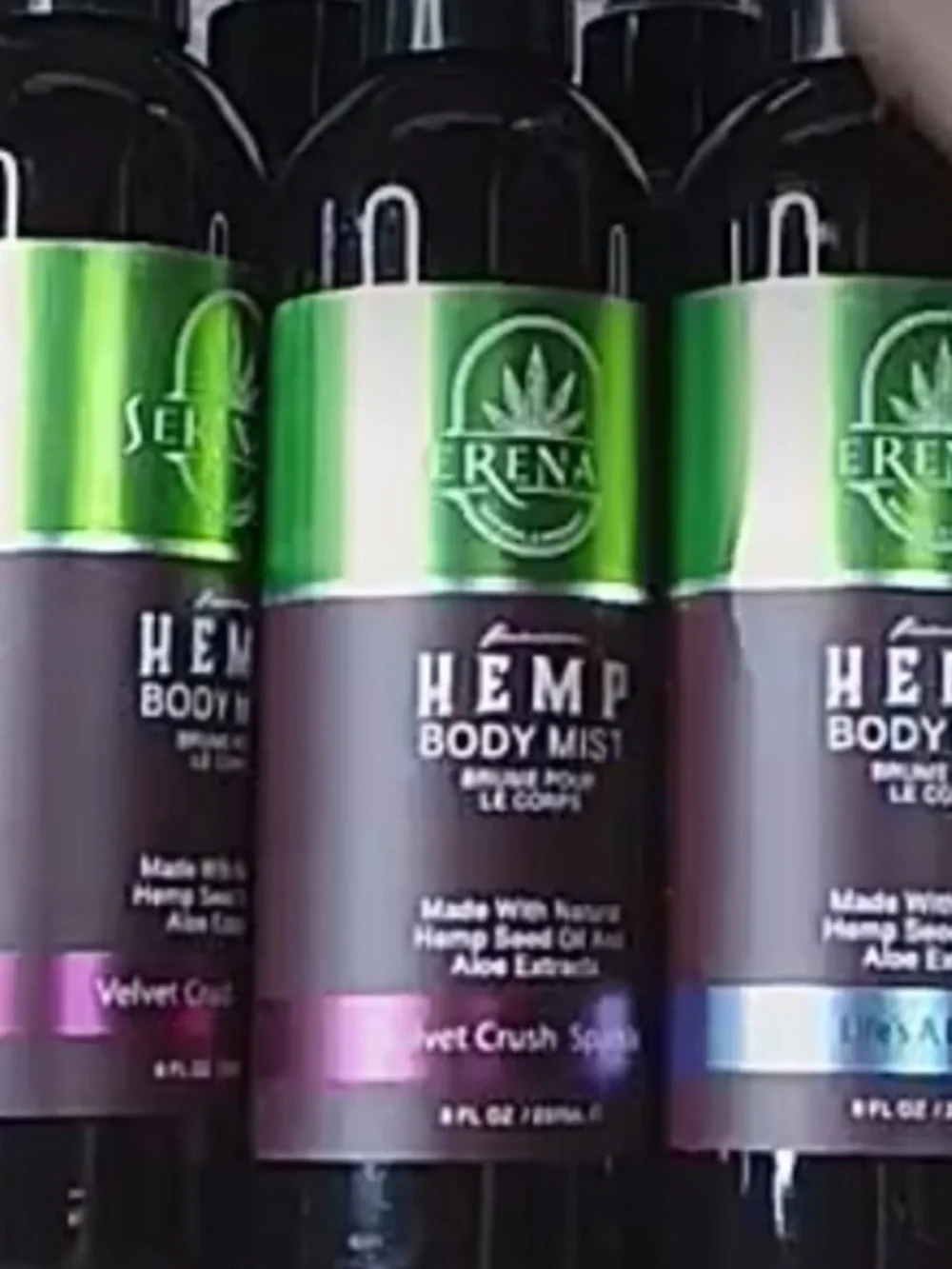 Serenata Hemp Body 8oz Hydrating Aloe Spray Vegan Natural Fragrance NEW